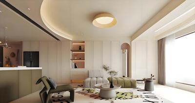 莘松三村120㎡法式风装修设计案例