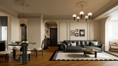 春申景城二期98㎡中古风装修设计案例